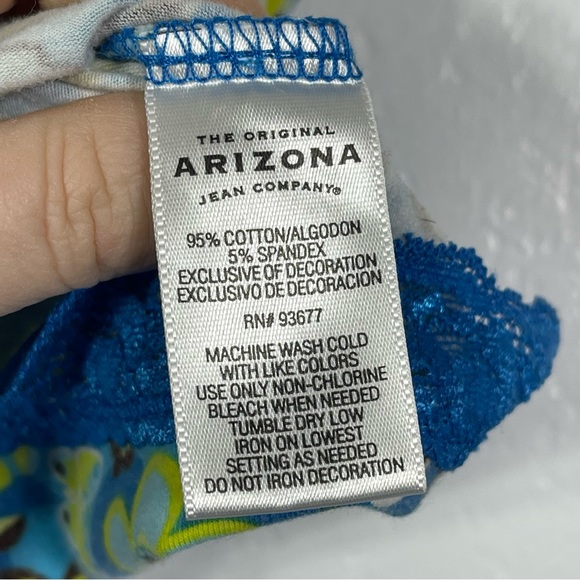 Arizona Floral Girls Camisole with built in shelf bra. Size M(10/12). - Picture 5 of 5